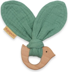 Dětské kousátko s ptáčkem New Baby Bird mint