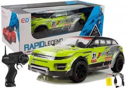 Zelené RC závodní auto 1:10