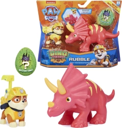 Paw Patrol Dino Rescue – figurka Rubble a triceratops s překvapením