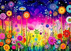 Užijte si Puzzle Serenáda okvětních lístků 1000 dílků