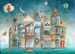 Puzzle Magnolia Domy, o kterých jsem četl – 1000 dílků