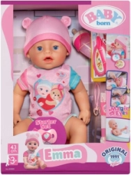 Interaktivní panenka Baby Born Emma 43 cm s příslušenstvím