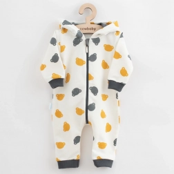 Kojenecký teplákový overal NEW BABY Little One šedá