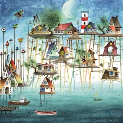 Puzzle Pier City 1023 dílků MAGNOLIA