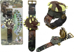 Dětské hodinky s 3D projekcí dinosauřích motivů