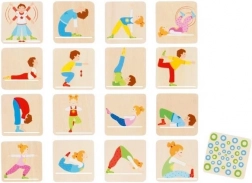 Goki dřevěné pexeso Gymnastika