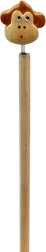 Dřevěná Tužka s Hlavou Opice