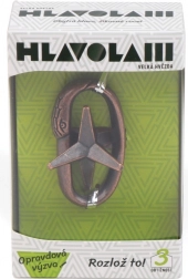 Kovový hlavolam Velká hvězda