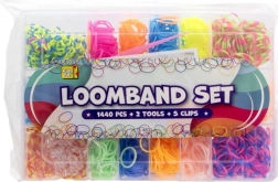 Sada Loom gumiček na pletení náramků 1440 ks v kufříku