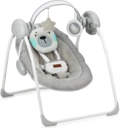 Houpací lehátko s melodiemi MoMi Liss medvěd modré
