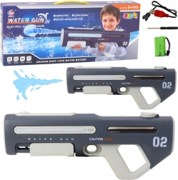 Elektrická automatická vodní pistole šedá