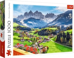 Puzzle 1000 dílků – St. Magdalena, Dolomity, Itálie Trefl