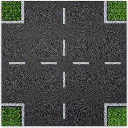Designová stavební podložka Křižovatka BRIXIES Plus