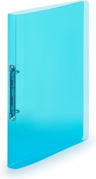 Pořadač z polypropylenu A4 se 2 kroužky Lines modrý