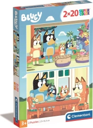 Puzzle 2×20 dílků bluey clementoni