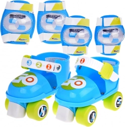 Dětské nastavitelné kolečkové brusle s chrániči