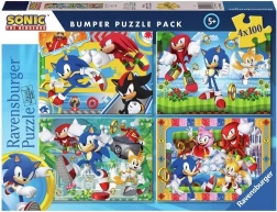 Ravensburger puzzle Sonic Ježek 4x100 dílků