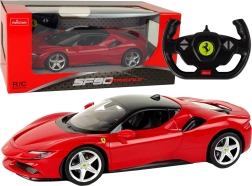 rc auto ferrari sf90 1:14 rastar červené