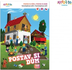 Postav si dům – samolepkový sešit