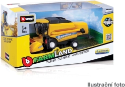 Bburago Farmland kombajn New Holland TC5.90 18 cm – kovový model s příslušenstvím