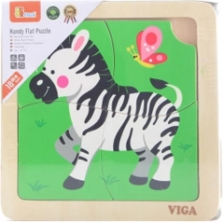 Dřevěné puzzle zebra značky VIGA