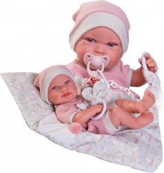 Realistická panenka miminko z měkčeného vinylu