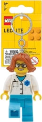 Lego svítící klíčenka doktorka s LED