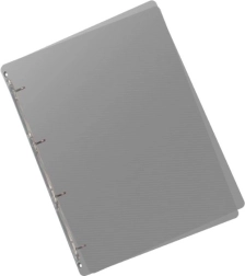 Pořadač A5 Lines kouřový s 4kroužkovou mechanikou