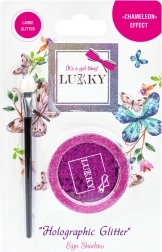 Gelové oční stíny s holografickými třpytkami