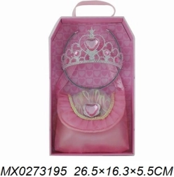 Módní sada pro malou princeznu – korunka a kabelka