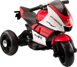 dětská elektrická tříkolka červená