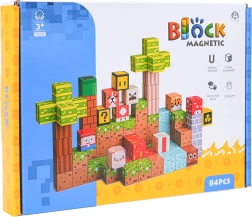 3D Magnetická stavebnice  - 84 ks