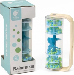 Klasická dešťová hůlka s kuličkami – modrá