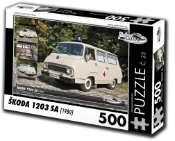 Puzzle RETRO-AUTA Škoda 1203 SA 500 dílků