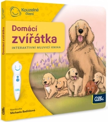 Kouzelné čtení: Domácí zvířátka – interaktivní mini kniha pro mluvící tužku ALBI