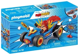 Playmobil Funstars Racing: zápasník – závodní set s tahacím motorem