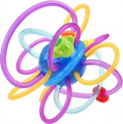 Senzorické kousátko pro miminko s chrastítkem – Varianta B