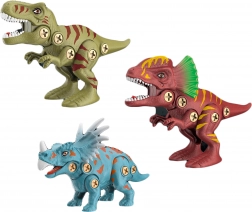 Šroubovací dinosauří set s elektrickým šroubovákem 20 cm