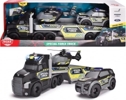 Dickie Toys SOS odtahový kamion s plošinou a záchrannými vozidly