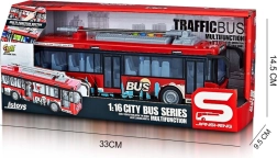Hračka trolejbus se světelnými a zvukovými efekty