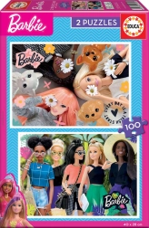 Puzzle EDUCA Barbie 2×100 dílků