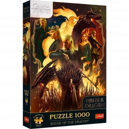 Puzzle TREFL Premium Plus Hra o trůny: Rod draka 1000 dílků