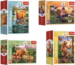 Minipuzzle Dinosauři s 54 Dílky