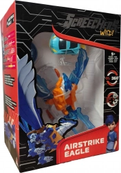 Screechers Wild! transformační sada Airstrike Eagle s mincí