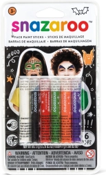 Sada barev na obličej a tělo v tyčinkách Halloween