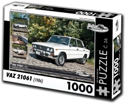 Puzzle RETRO-AUTA VAZ 21061 (1986) – 1000 dílků
