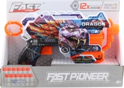 Pistole na pěnové náboje s dračím motivem