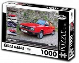 Puzzle RETRO-AUTA Škoda Garde 1983, 1000 dílků