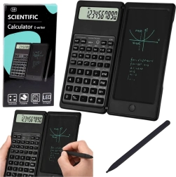 Vědecká kalkulačka s LCD tabulkou na psaní a stylusem, 10místný displej