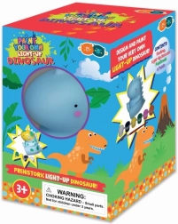 Svítící dinosaurus k vymalování